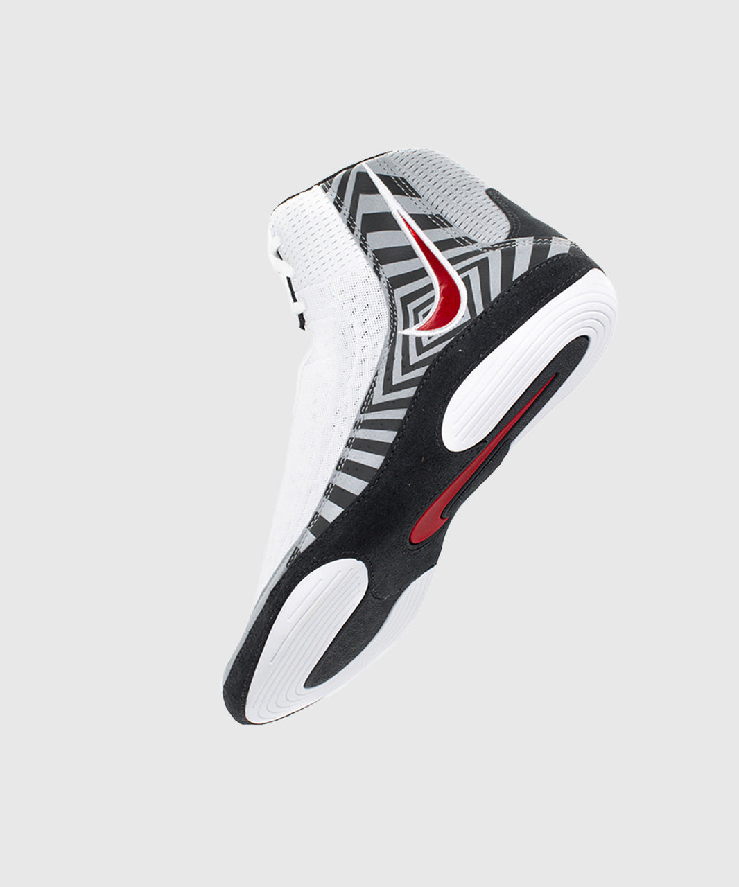 Nike Inflict 4 Se Wrestling Shoes - White/Grey/Red