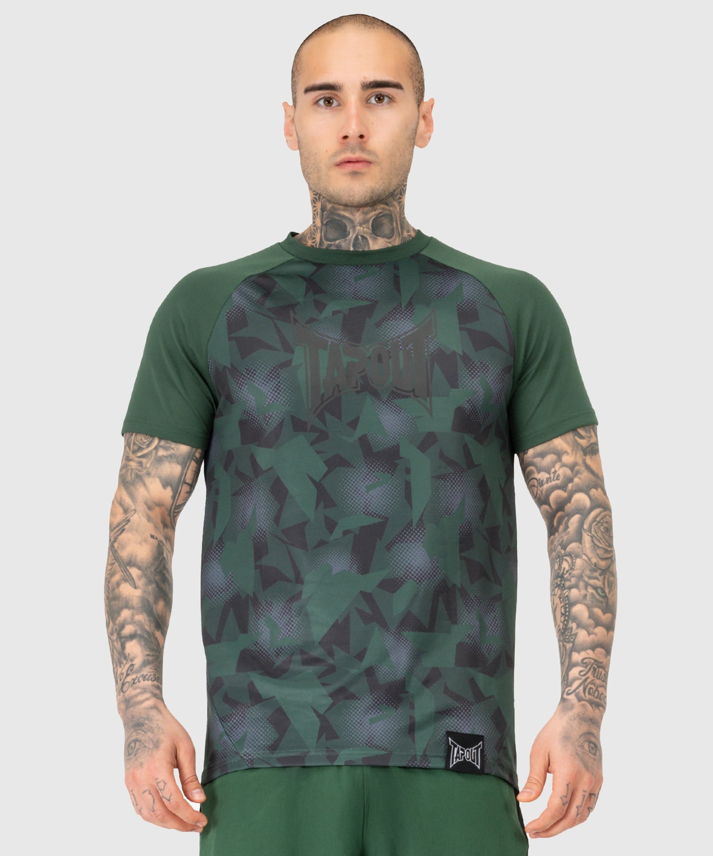 Tapout Training Graphic T-Shirt - Schwarz/Grün