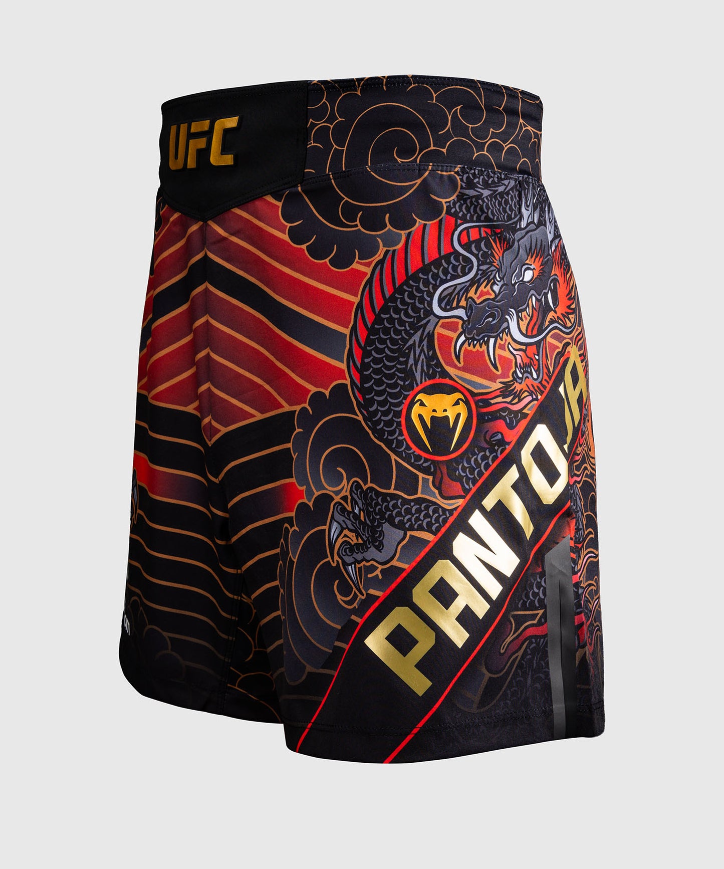 Short de combat pour Hommes UFC Unrivaled by Venum Alexandre Pantoja - Rouge
