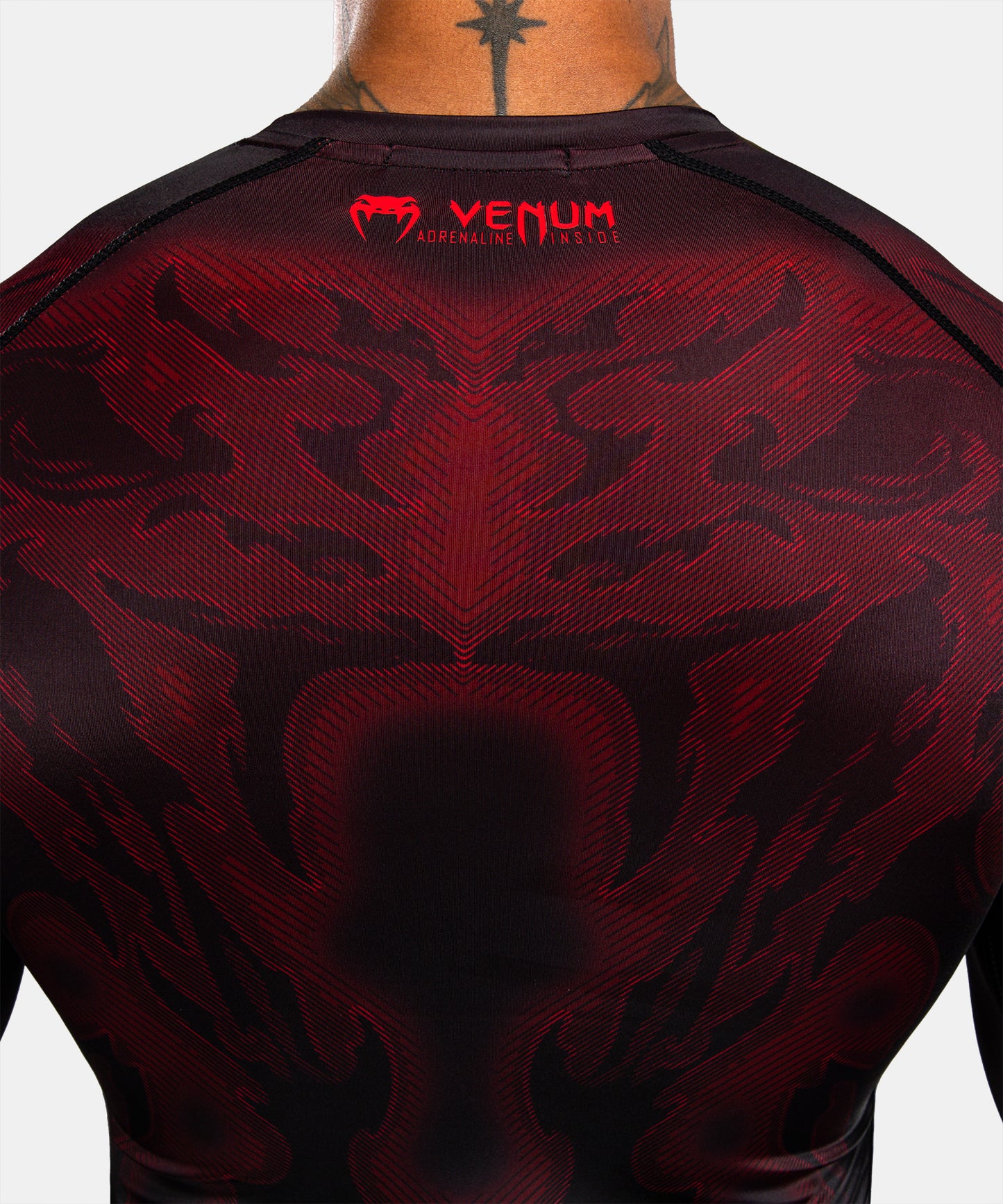 Venum Spectre Rashguard Manga Larga – Negro/Rojo