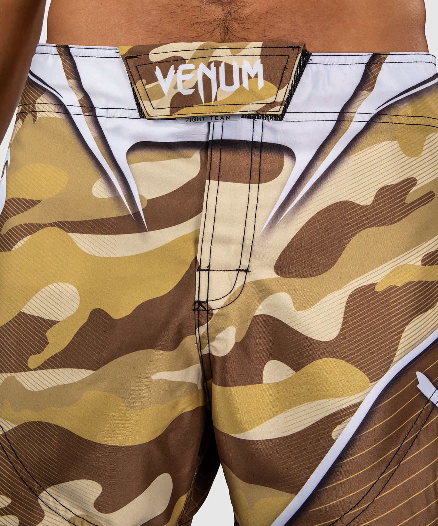 Venum Camo Hero Fight Shorts - Light Beige/Brown