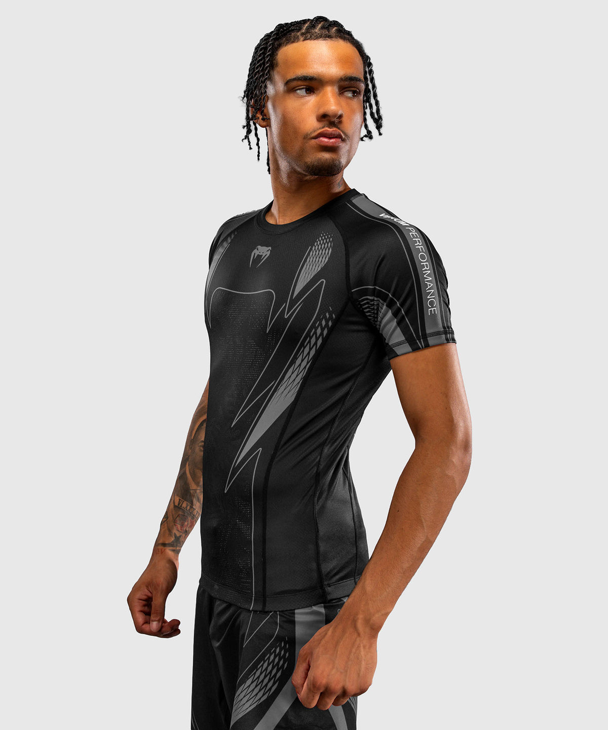 Venum Amazonia Reborn Maglia a compressione a maniche corte - Nero/Grigio