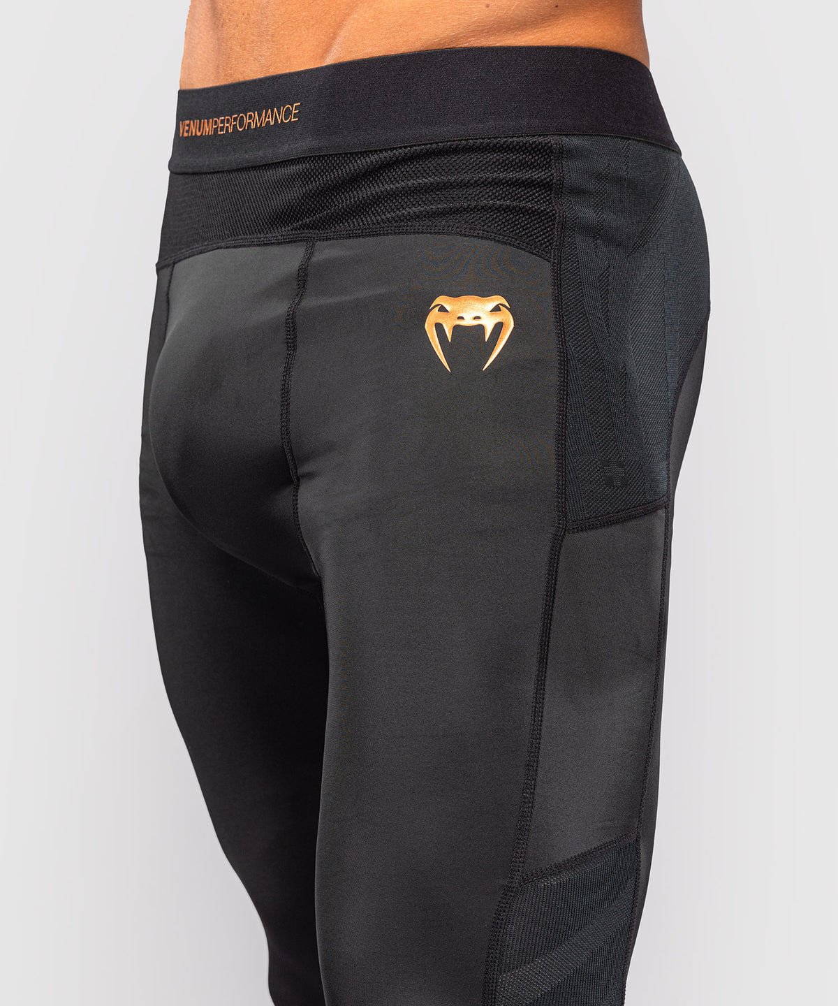 Venum G-Fit Revolution Kompressionsleggings - Schwarz/Kupfer