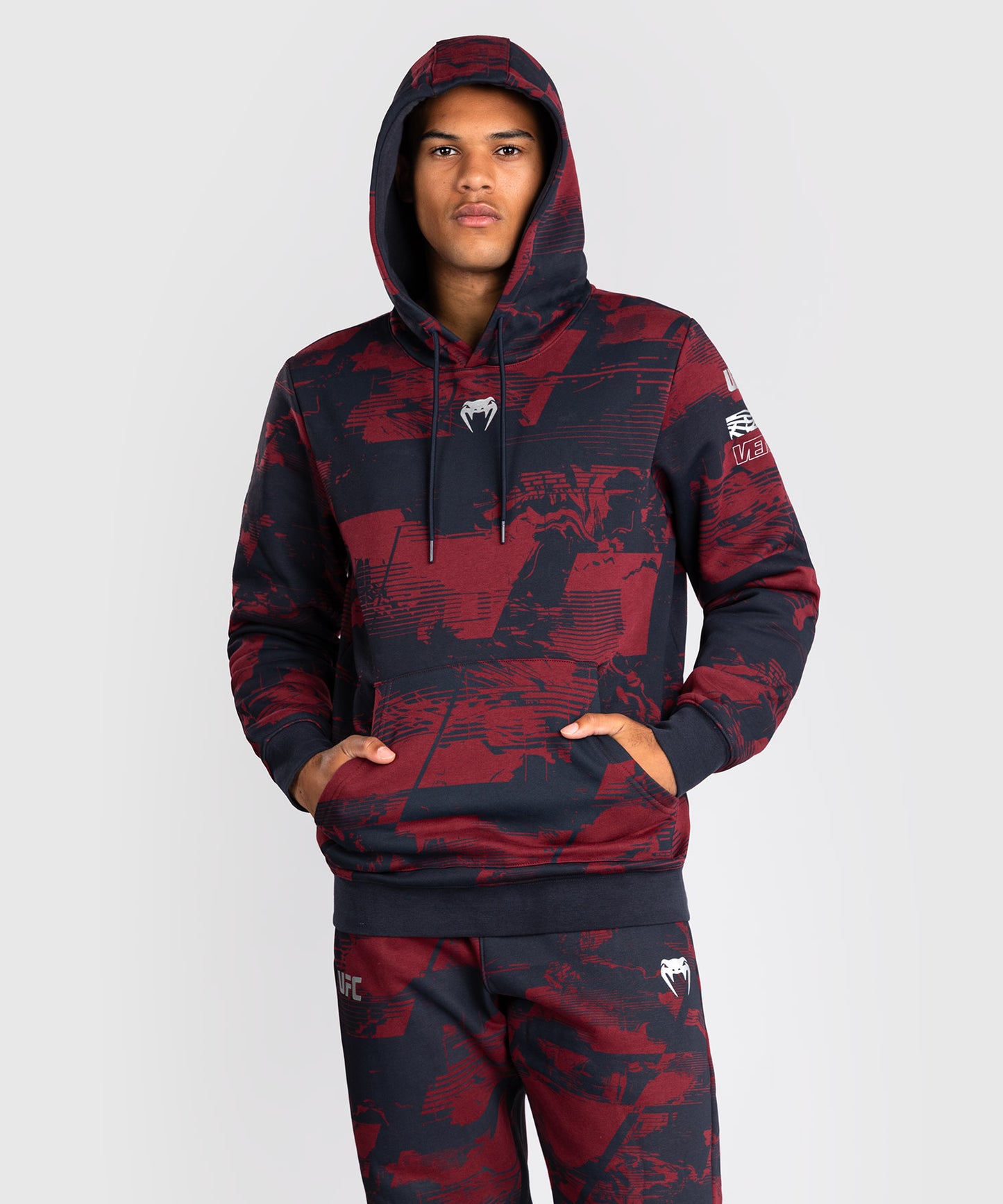 UFC Zenith by Venum Authentic Fight Week Sudadera Hombre - Azul marino/Burdeos/Plateado