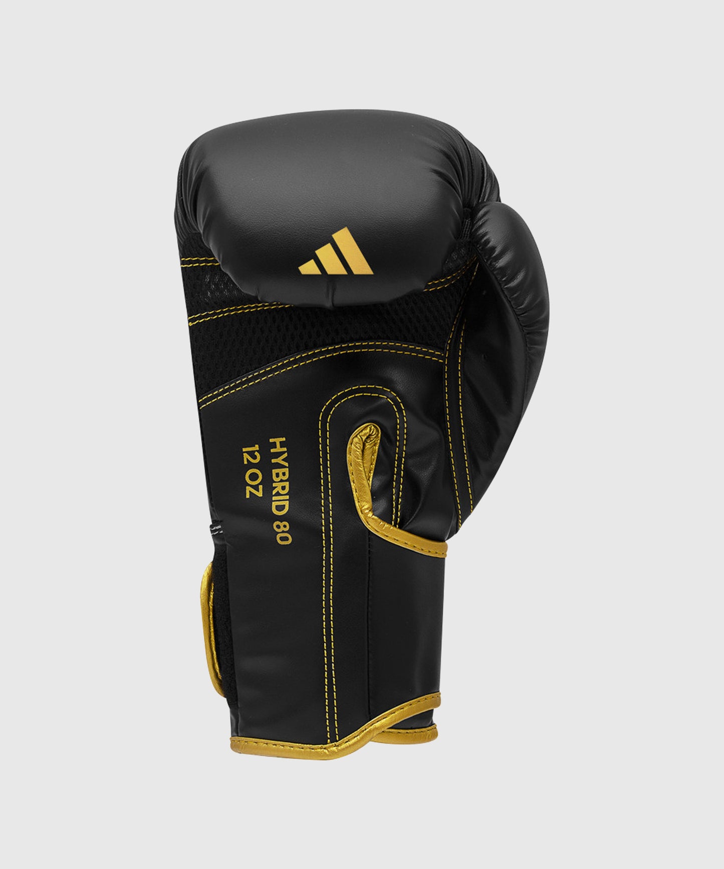 Adidas Hybrid 80 Guantes de Boxeo - Negro/Oro