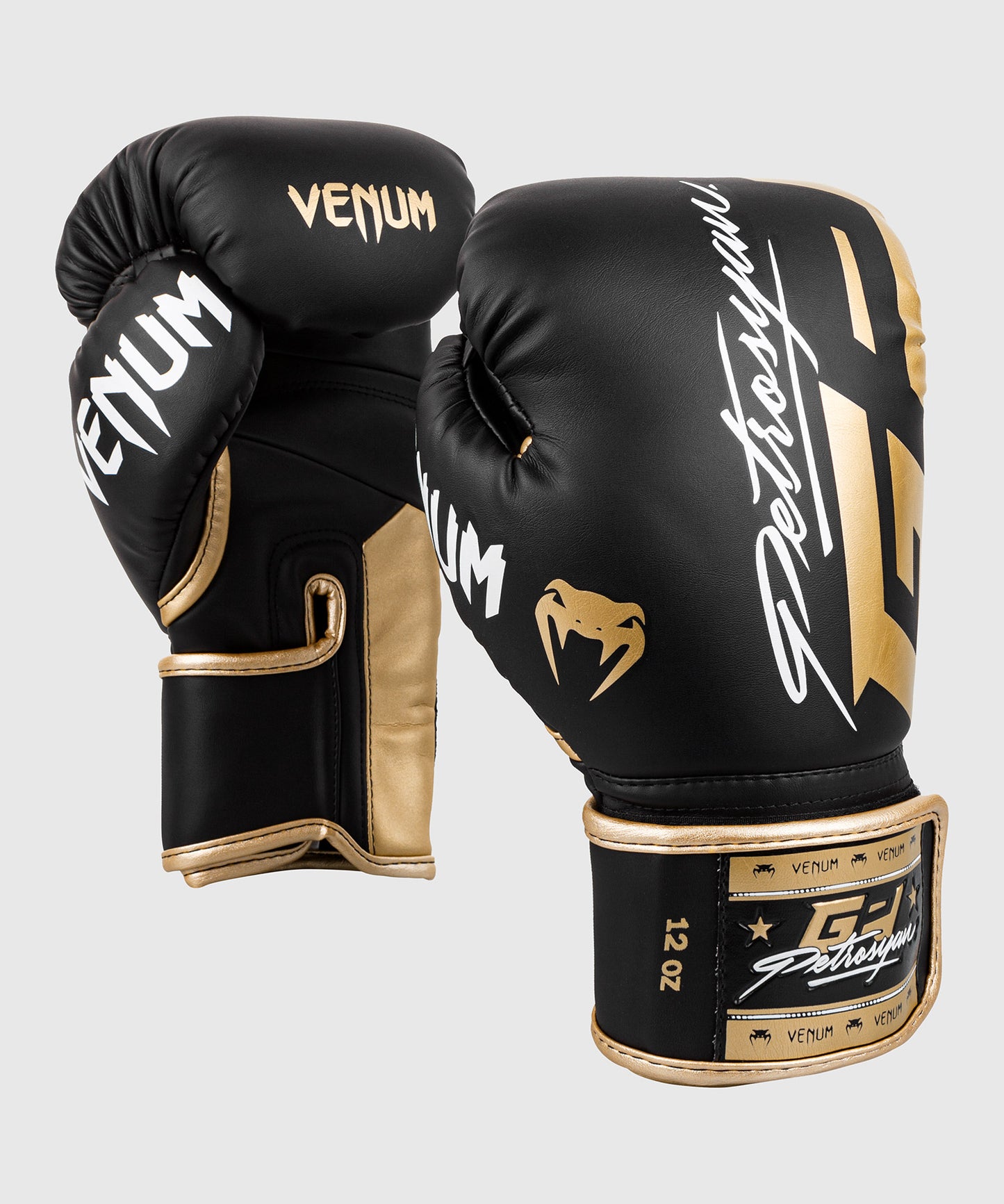 Venum Petrosyan Boxing Gloves - Black/Gold