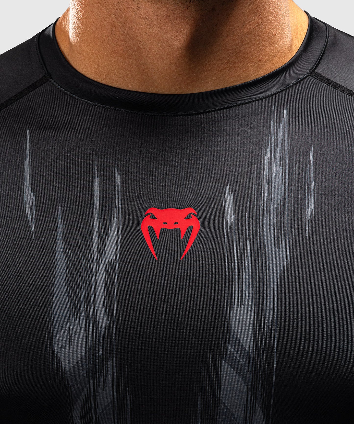Rashguard à Manches Longues Venum Demon - Noir/Gris