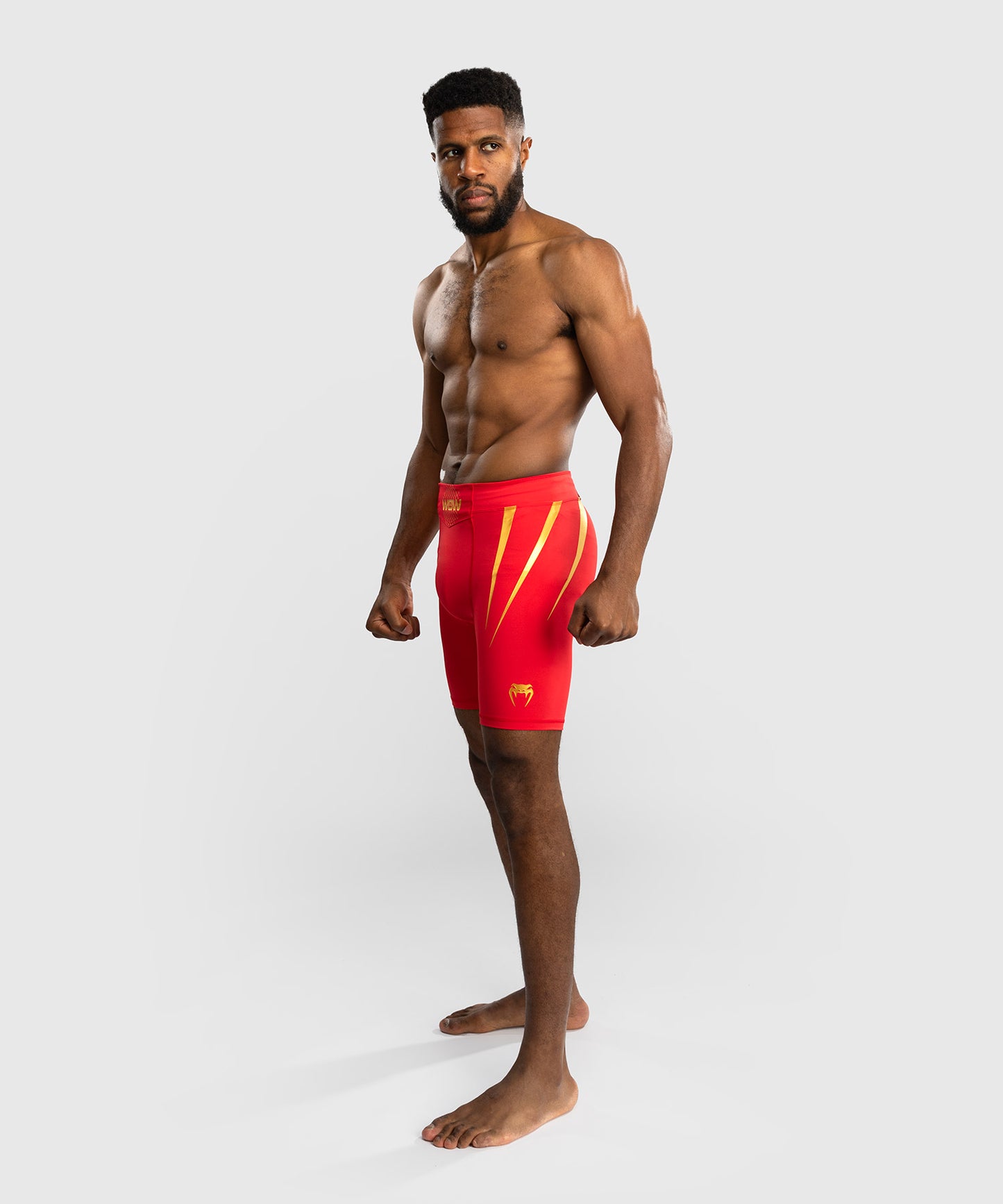 Venum x WOW FC Herren Vale Tudo Shorts - Fury Red/ Gold