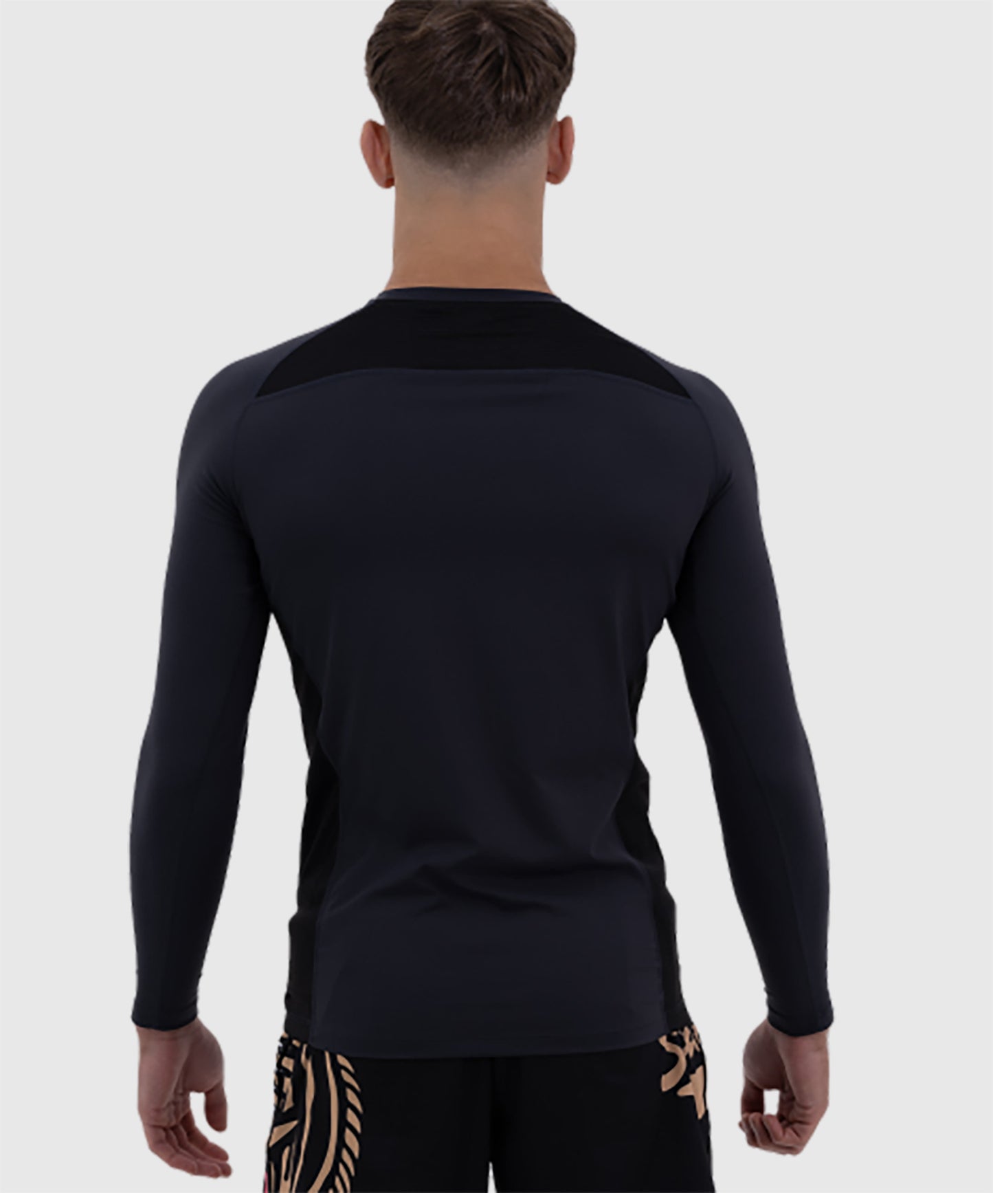 Scramble Shinobi Rashguard a Maniche Lunghe - Blu Marino