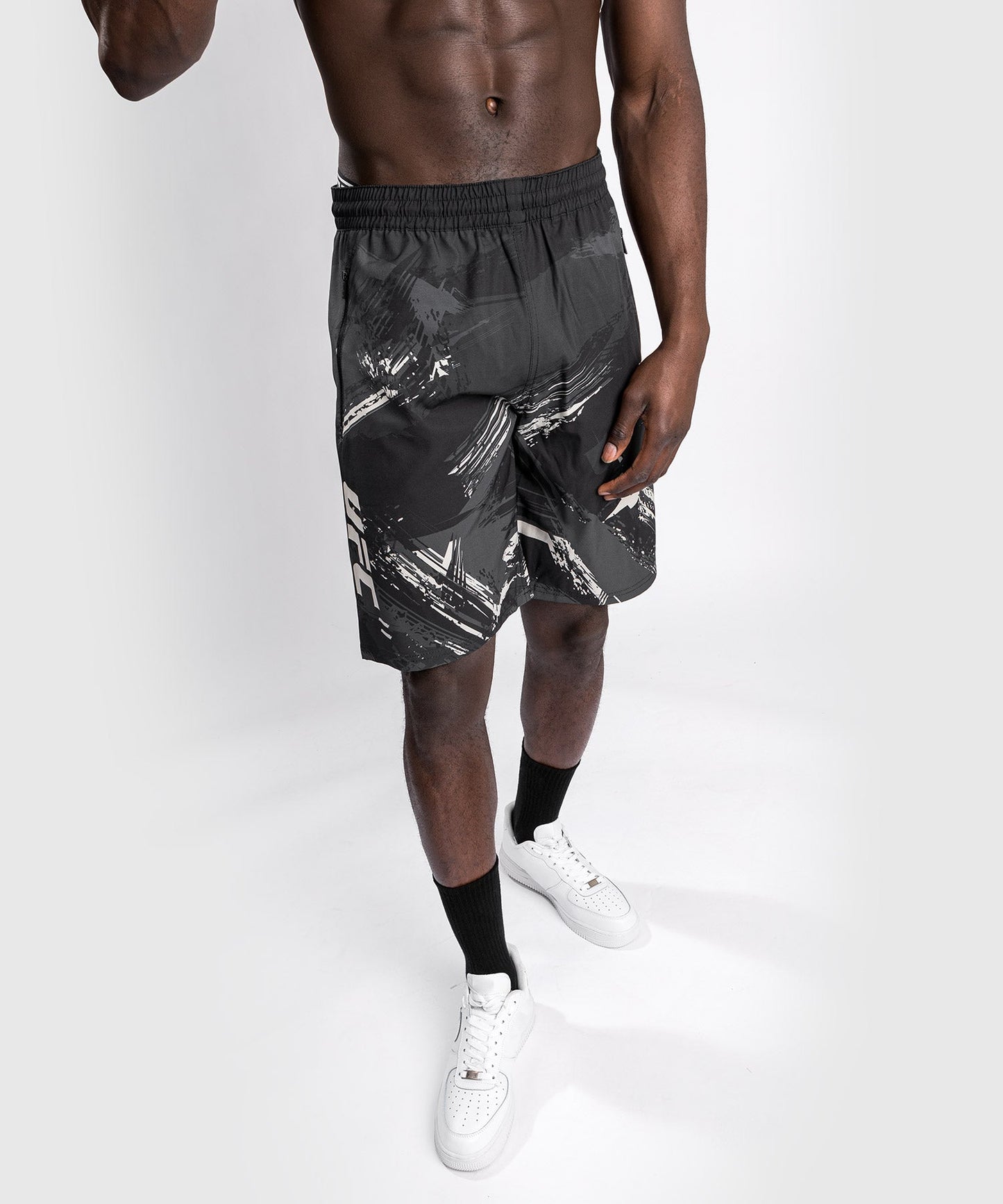 Venum Authentic Fight Week 2.0 UFC Training Shorts - Black/Sand