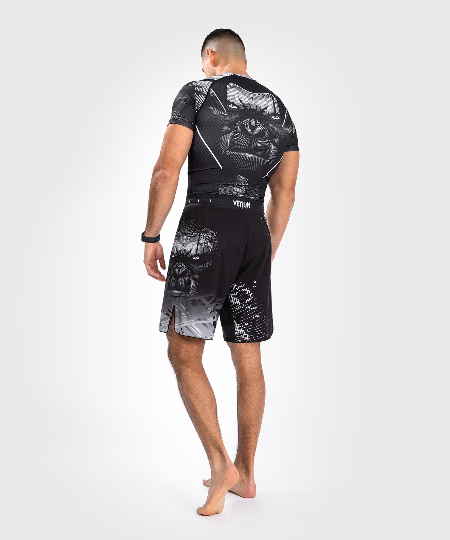 Short de Combat Venum Gorilla Jungle - Noir/Blanc