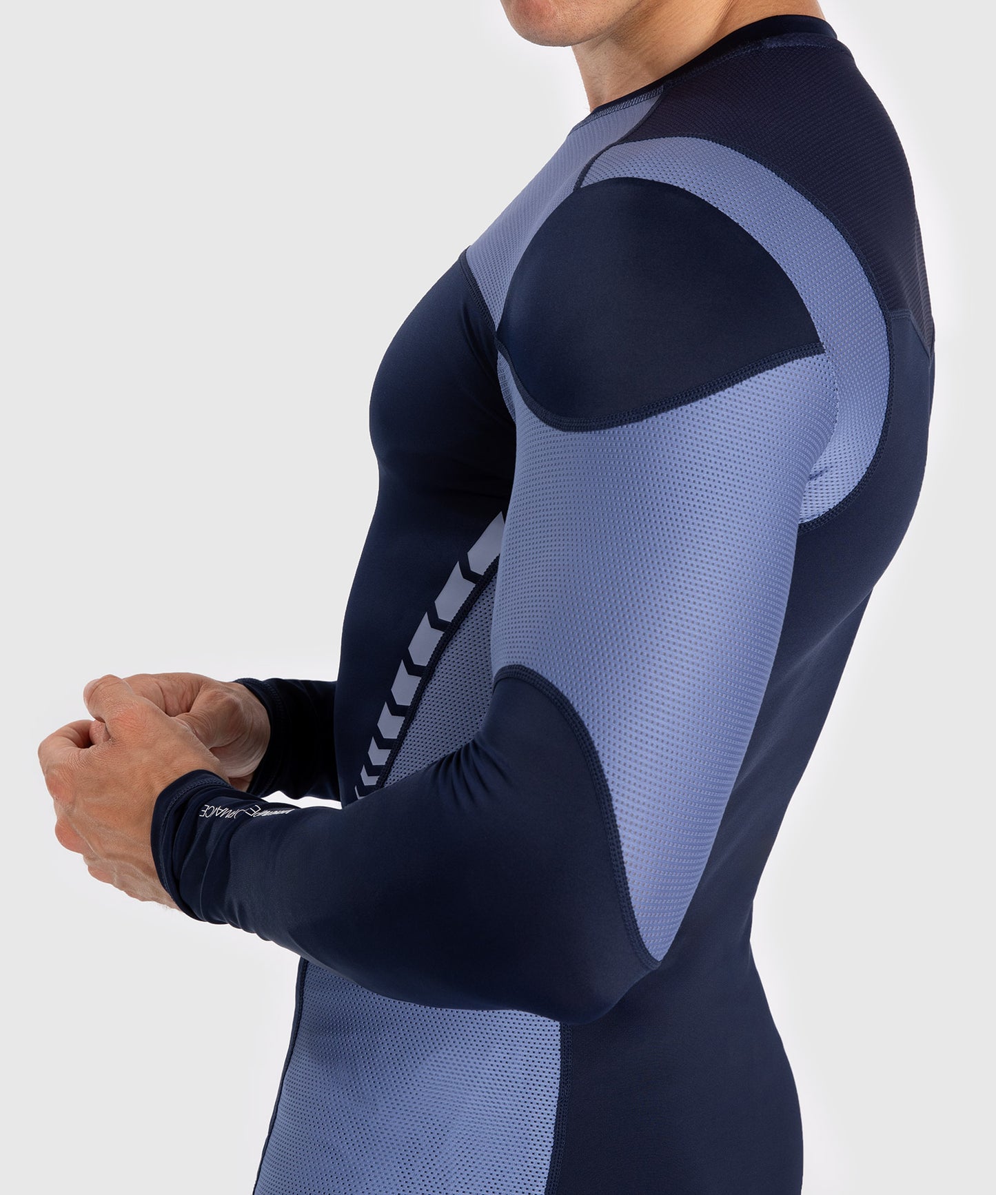 Venum Tempest Rashguard De Manga Larga para Hombre - Azul Marino/Azul