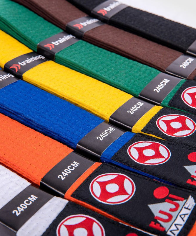 FUJIMAE Kyokushin Belt – Orange – Dragon Bleu