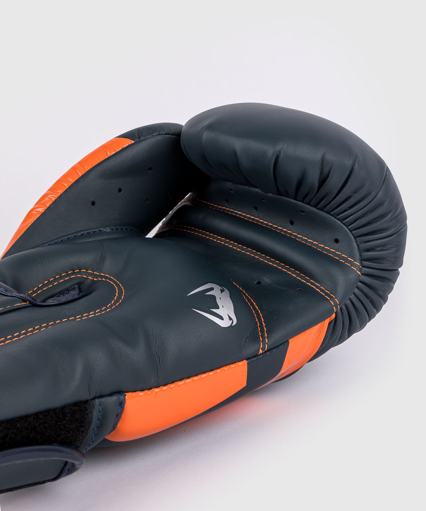 Gants de Boxe Venum Elite - Bleu Marine/Argent/Orange