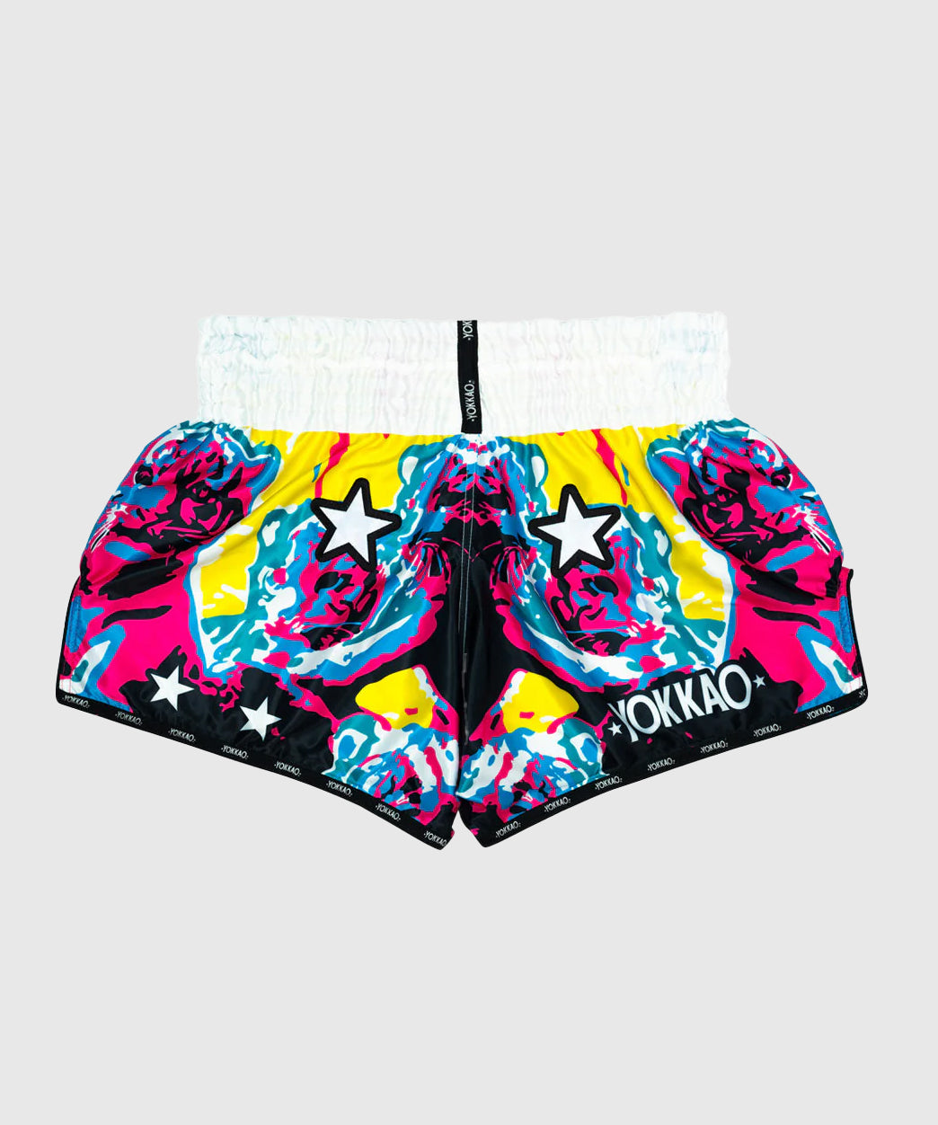 Yokkao Tiger Family Muay Thai Shorts - White