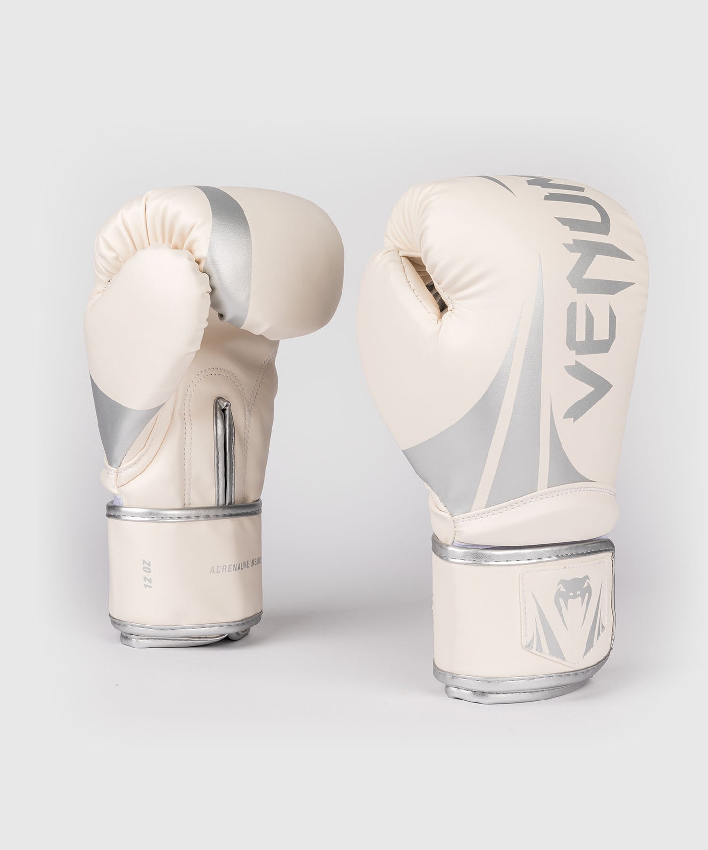 Venum Challenger 2.5 Boxhandschuhe – Weiß/Silber