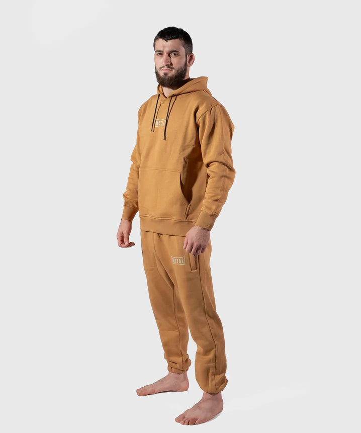 Metal Boxe Caucasian Hills Hoodie - Beige