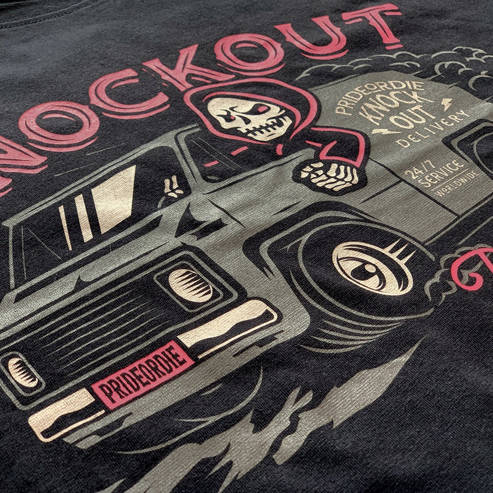 T-Shirt Pride Or Die Knockout Delivery - Noir
