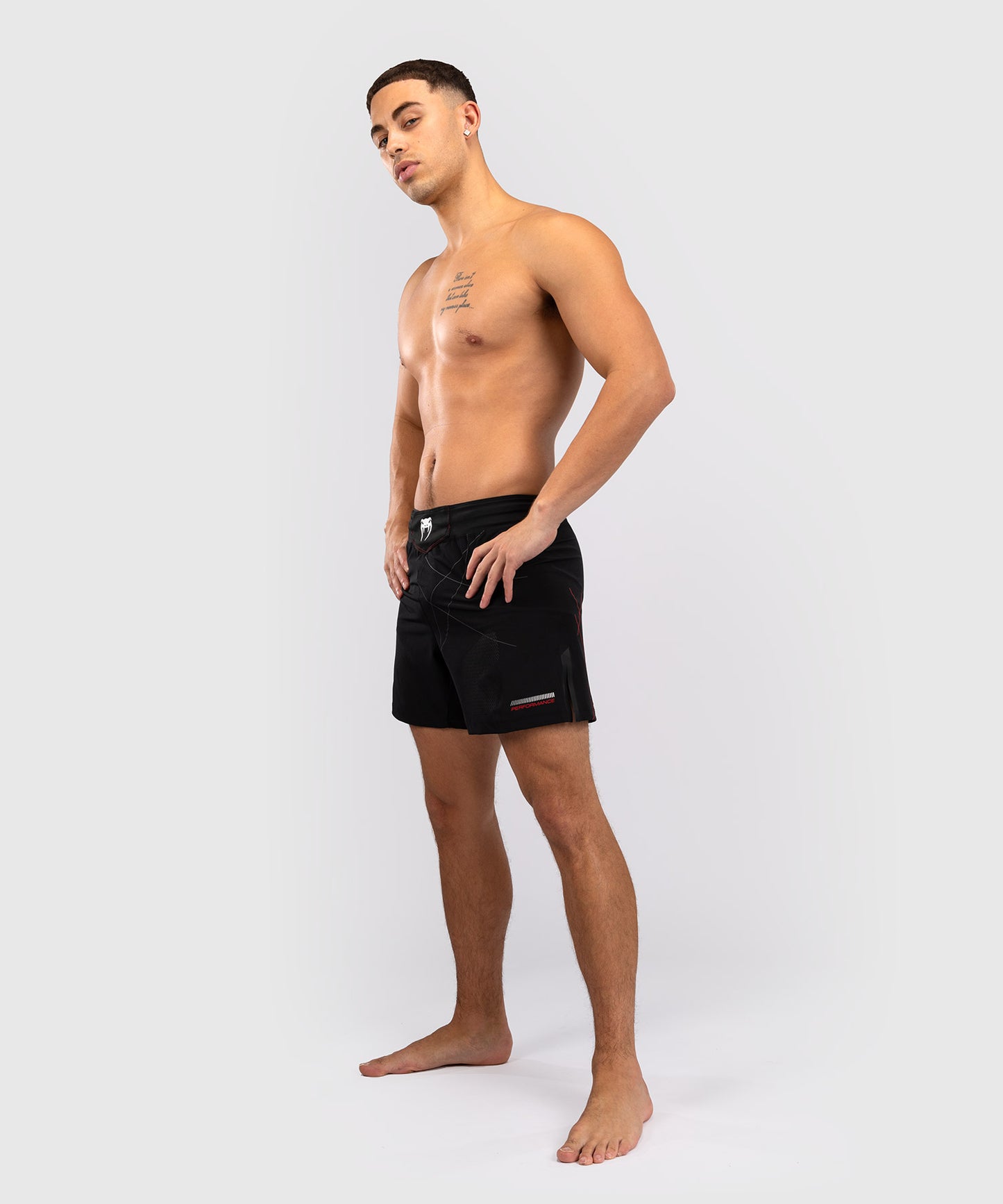 Venum Tactical XT Fightshorts für Männer - Schwarz/Feuerrot