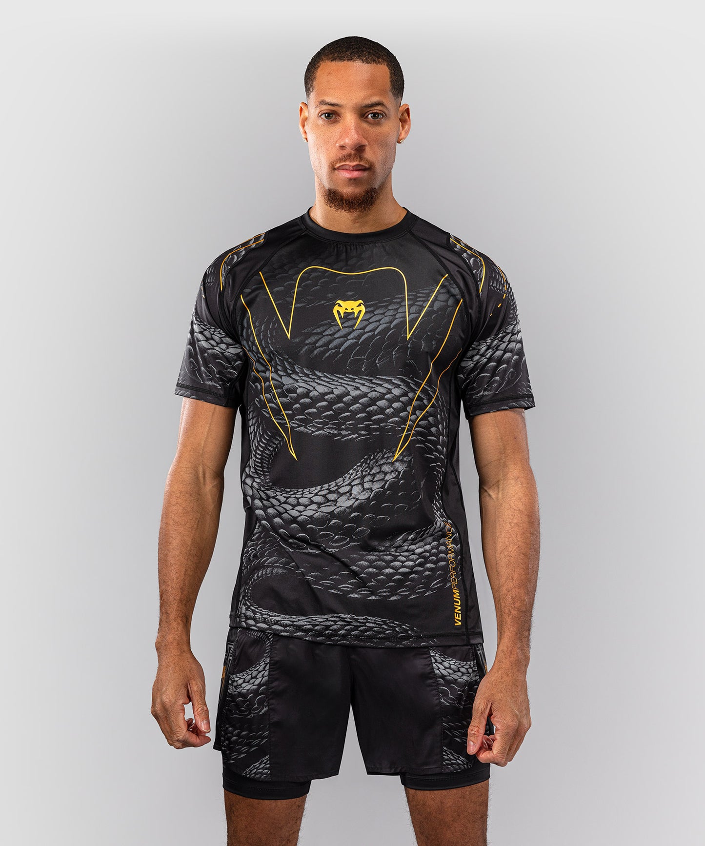 T-shirt Dry Tech Venum Matupa - Noir/Gris/Or