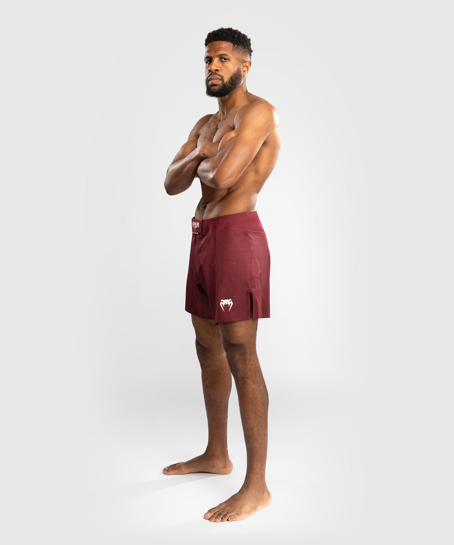 Venum x Ares Men’s Fight Shorts - Burgundy