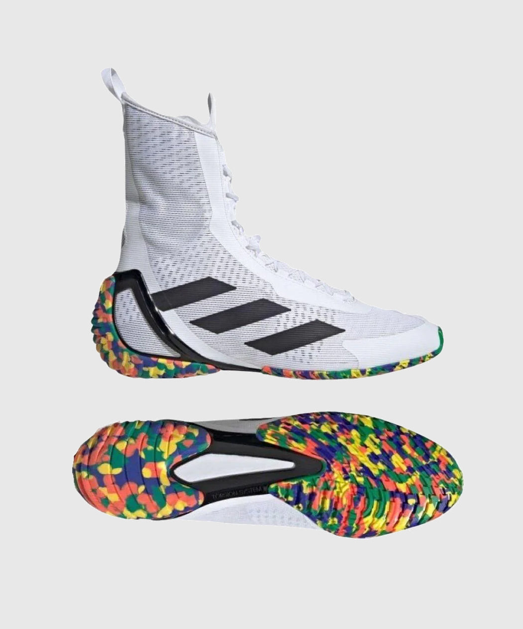 Chaussures De Boxe Adidas Speedex Ultra Blanc/Noir – Dragon Bleu