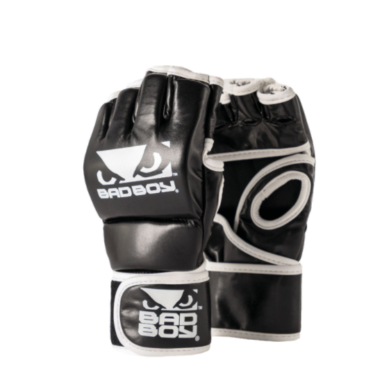 Gants de MMA avec pouces Bad Boy - Noir/Blanc