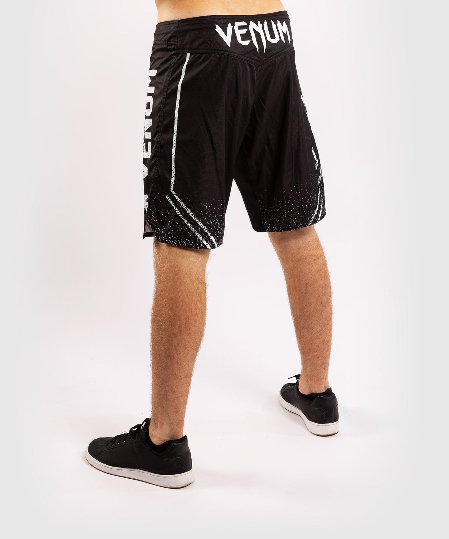 Fightshort Venum Signature - Noir/Blanc