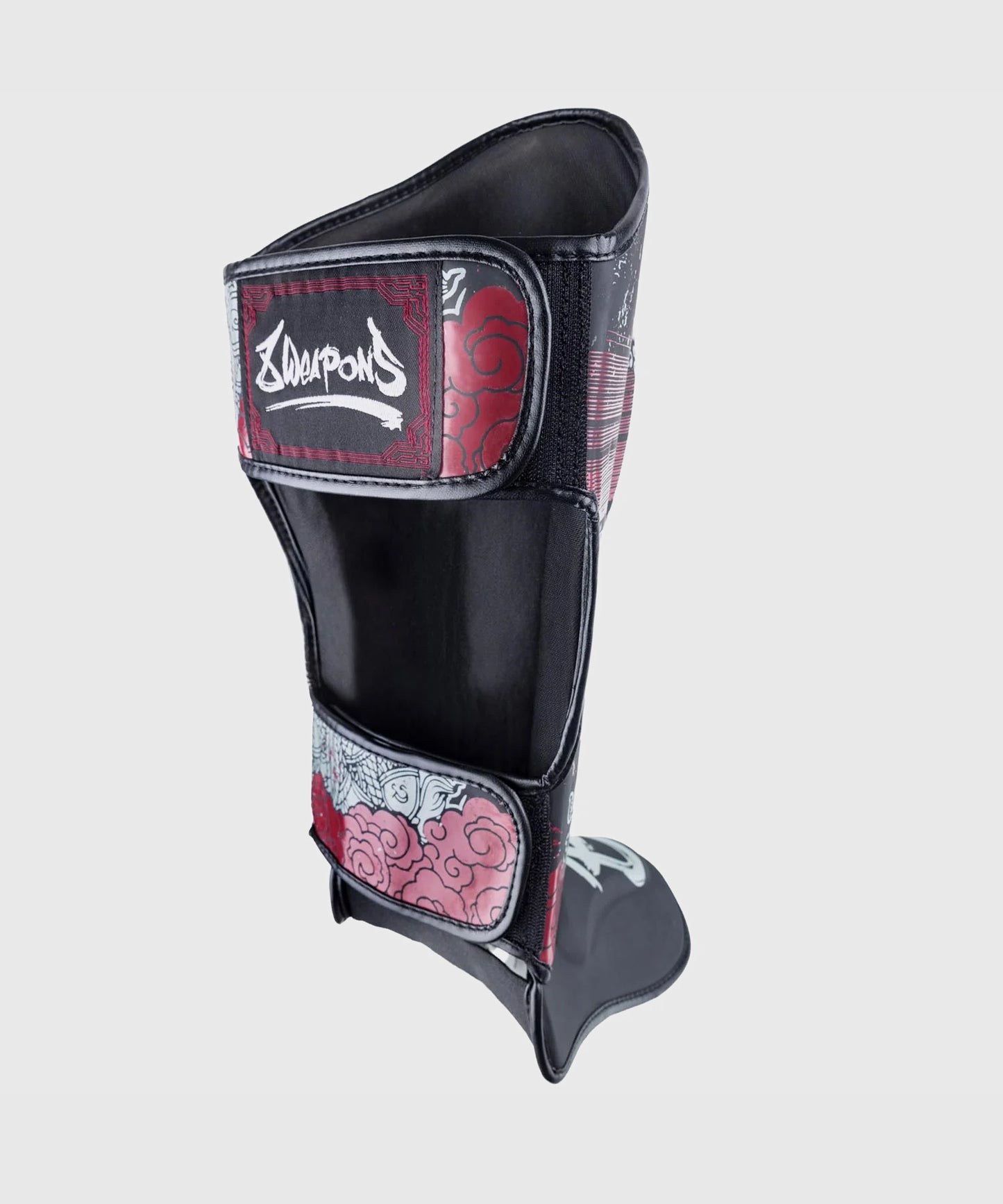 8 Weapons Hanuman Yant Shin Guards - Black/Red