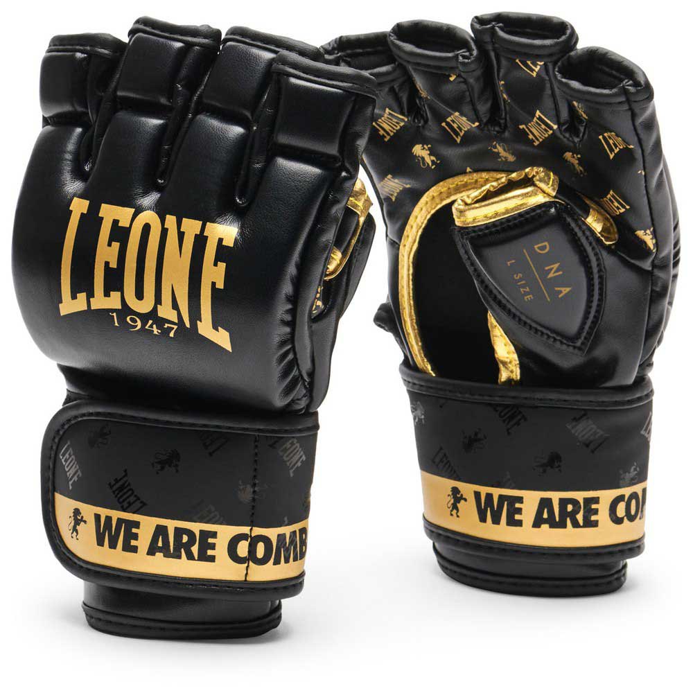 led handschuhe schwarz Leone DNA MMA-Handschuhe