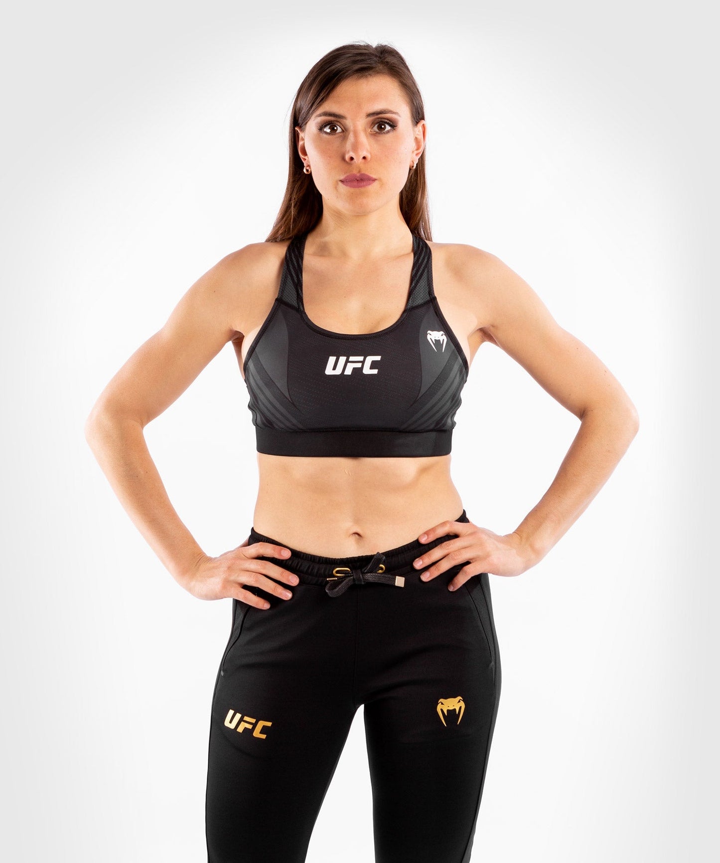 Women's UFC Venum Authentic Fight Night Bra - Black