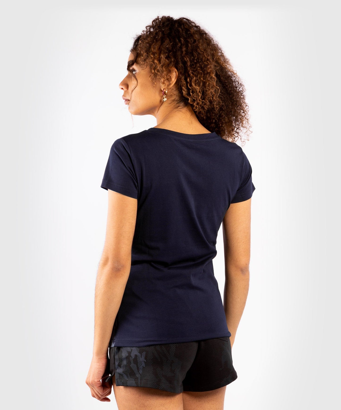 Women's UFC Venum Authentic Fight Week Short Sleeve T-Shirt - Navy Blue