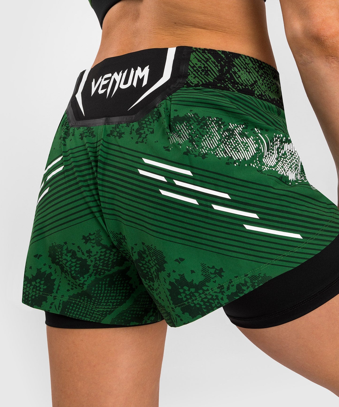 Women's UFC Adrenaline by Venum Authentic Fight Night Shorts - Green