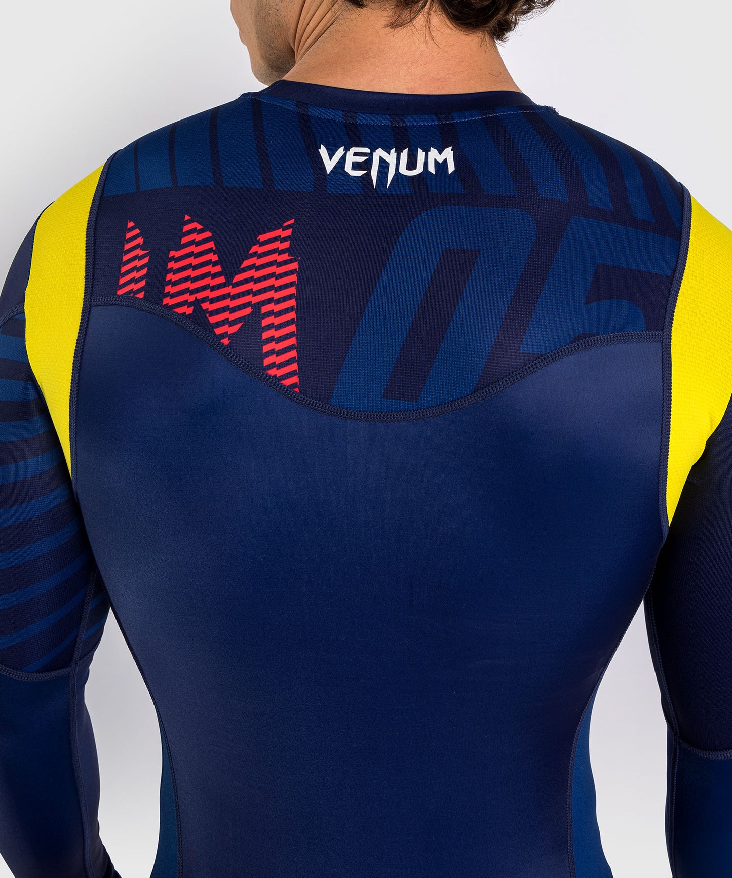 T-shirt Compression à Manches Longues Venum Sport 05 - Bleu/Jaune