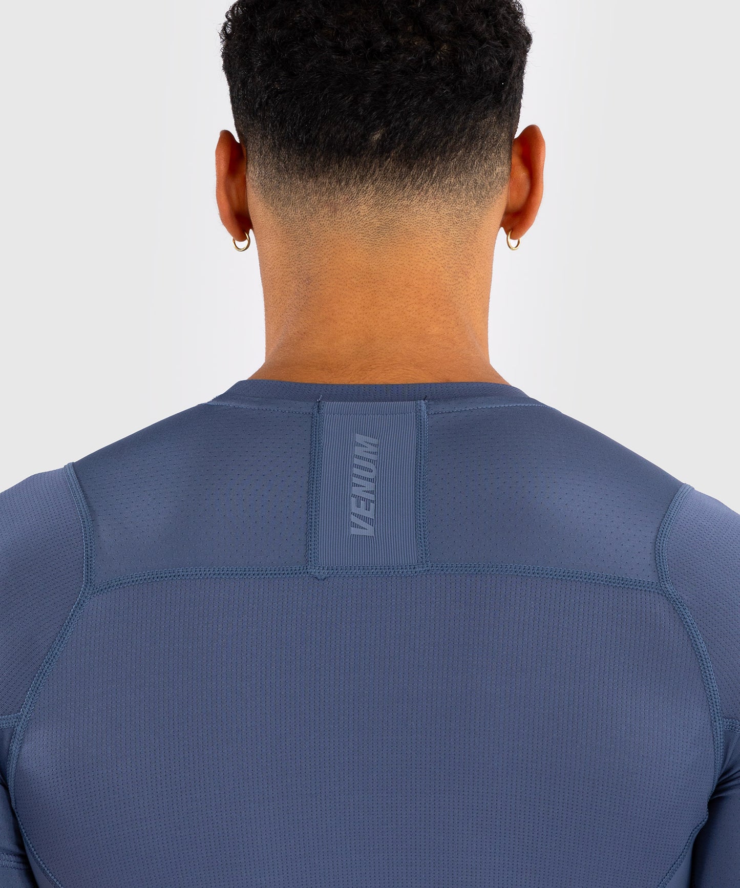 Venum G-Fit Air Herren Kurzarm Rashguard - Nebelblau