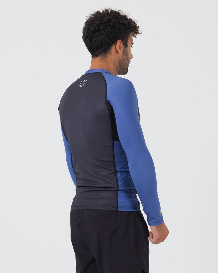 Kingz Ranked Performance V2 Langarm-Rashguard - Blau
