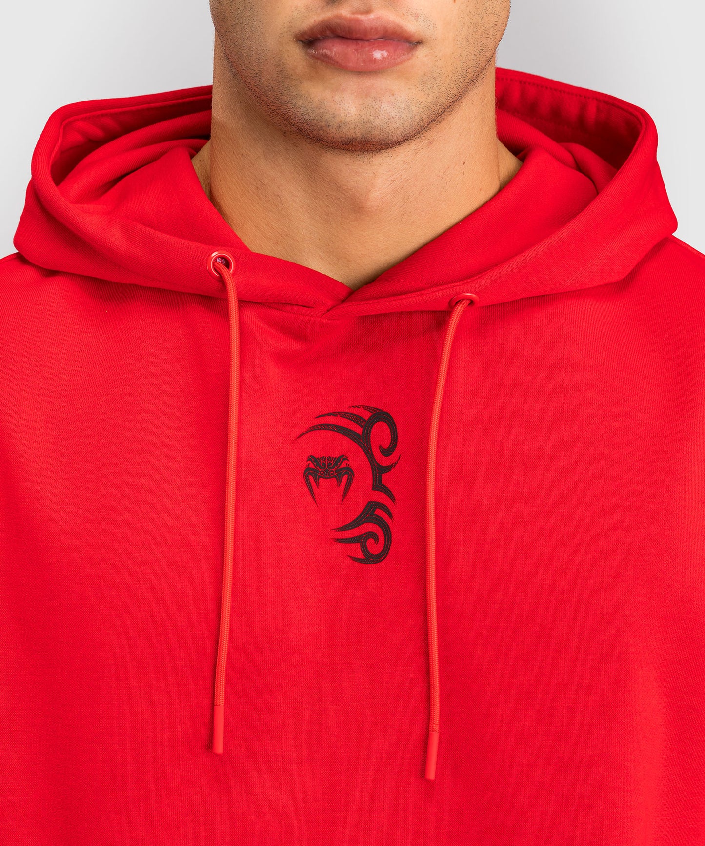 Venum x Mike Tyson Tiger Sleeveless Hoodie - Intense Red/Deep Black