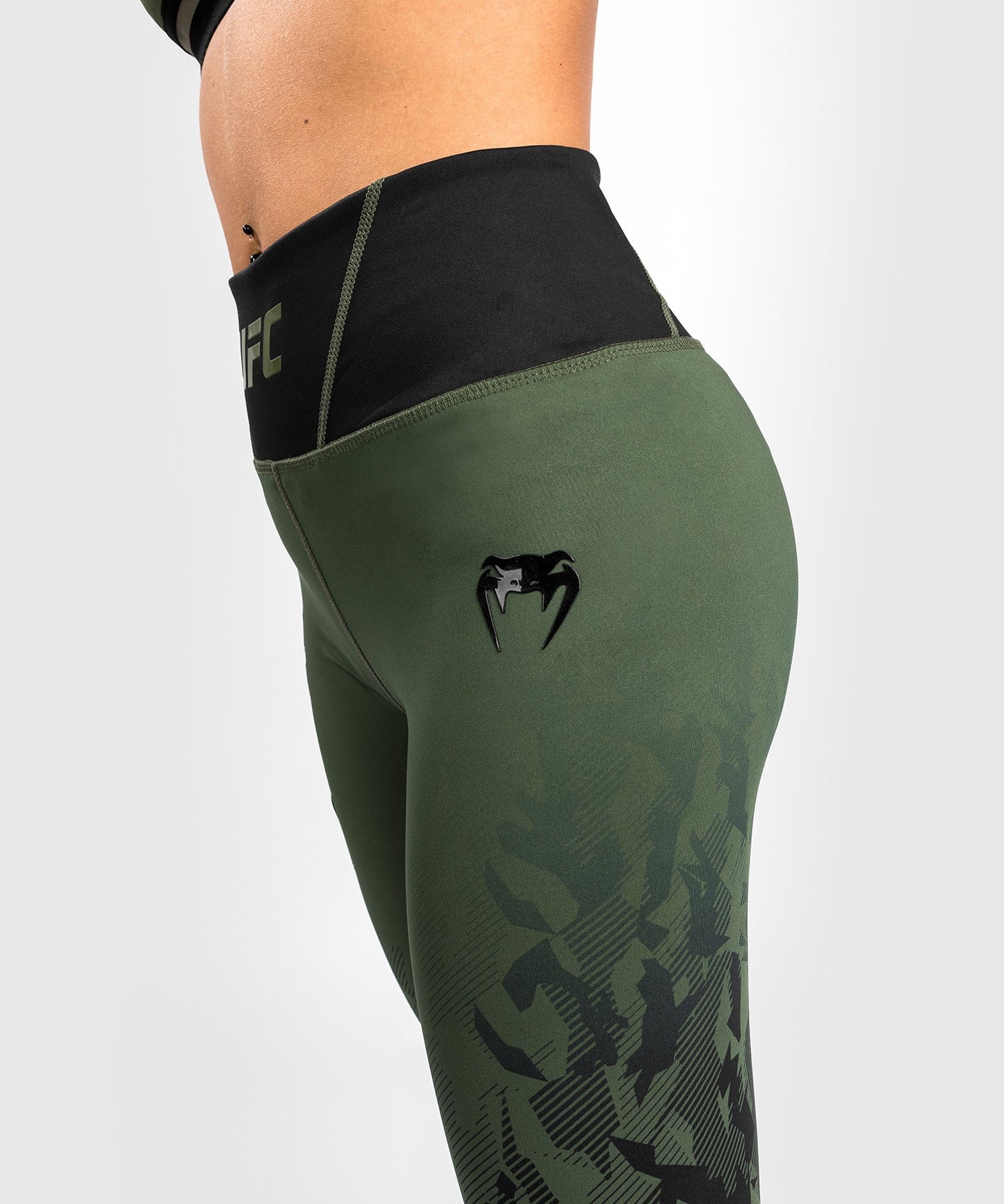 Women's UFC Leggings Venum Authentic Fight Week - Khaki