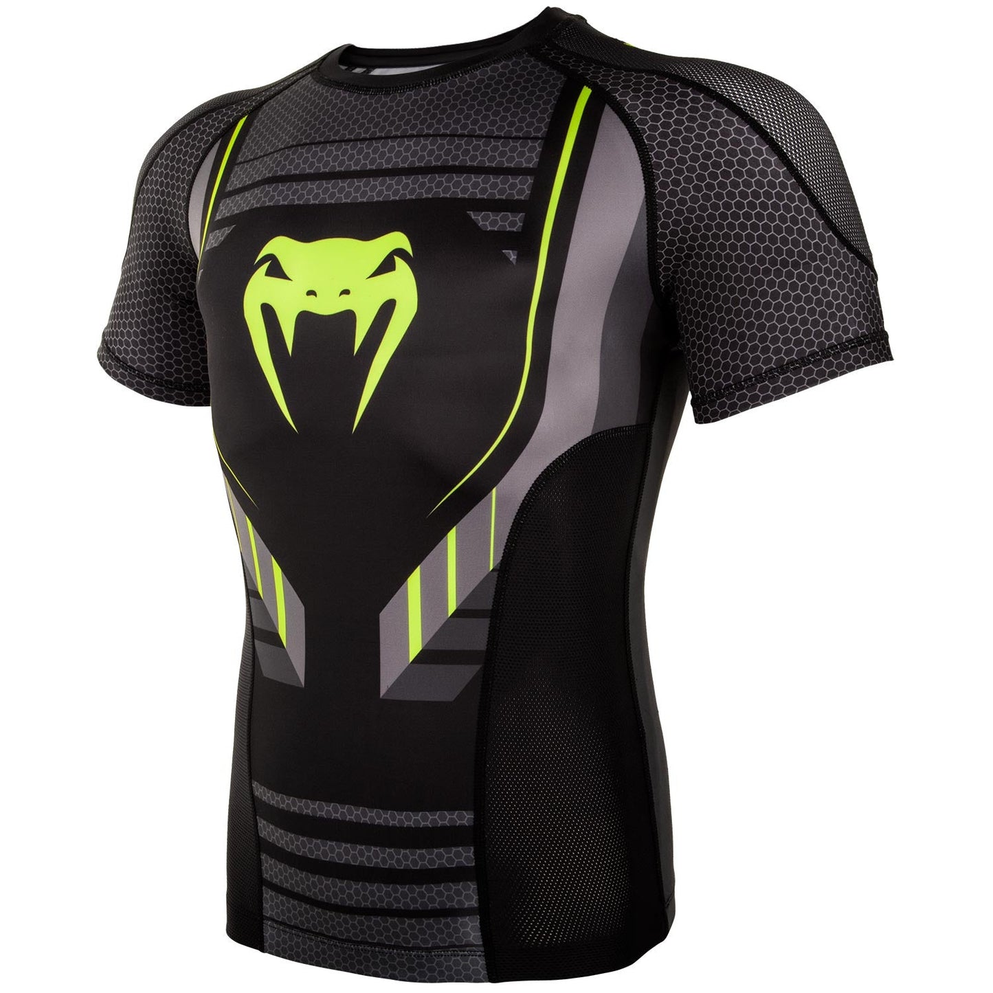 Rashguard Venum Technical 2.0 - Short Sleeve - Black/Yellow