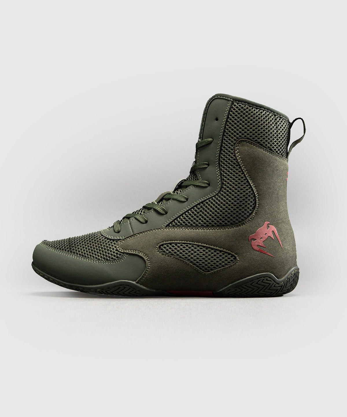 Venum Contender Zapatillas de boxeo - Caqui/Rojo