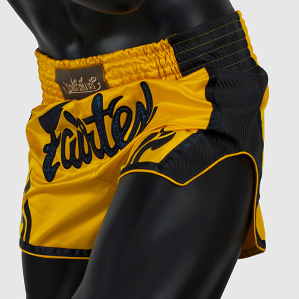 Short de boxe thaï Fairtex - Jaune