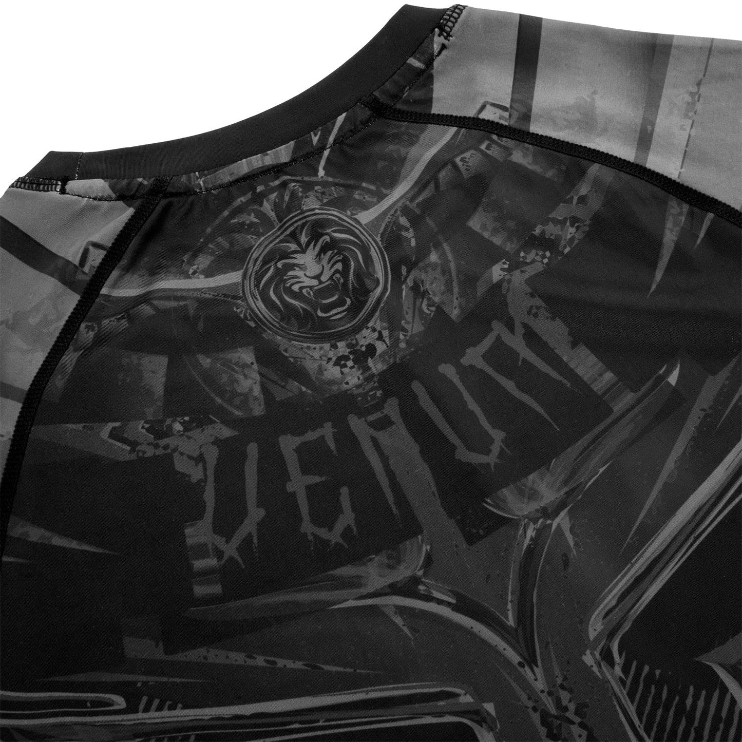 Rashguard Venum Gladiator 3.0 Short Sleeve - Black/Black - Exclusive