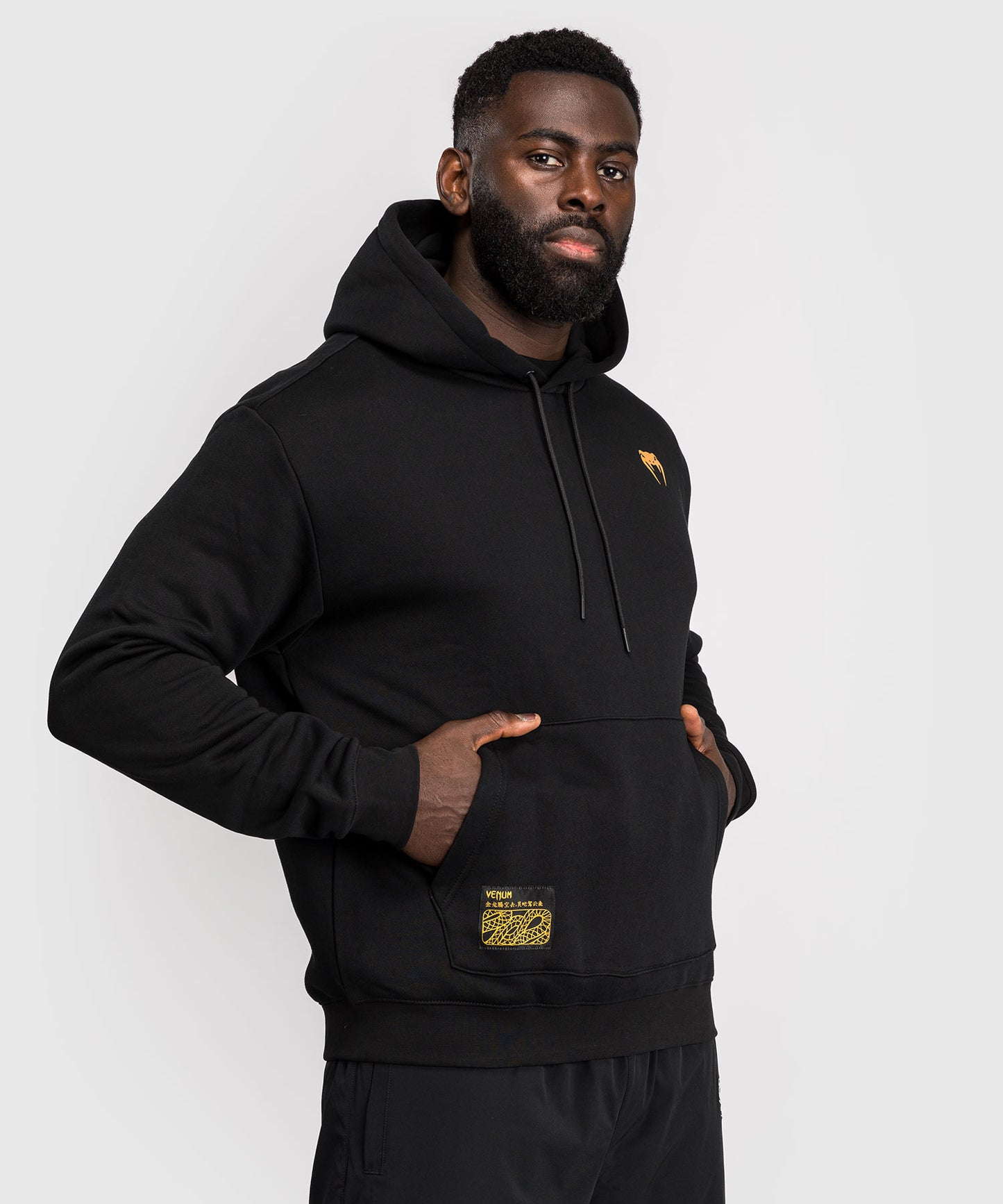 Venum Serpenti Hoodie – Schwarz/Silber/Gold