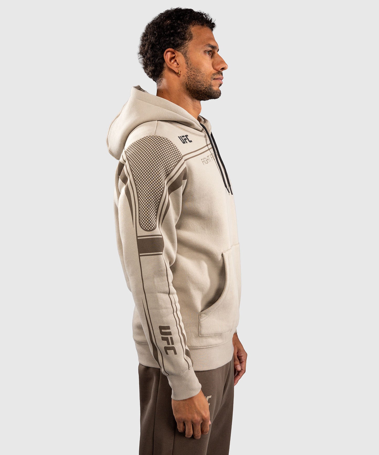 Sweat à Capuche pour Homme Venum UFC Unity by Venum Authentic Fight Week - Sable