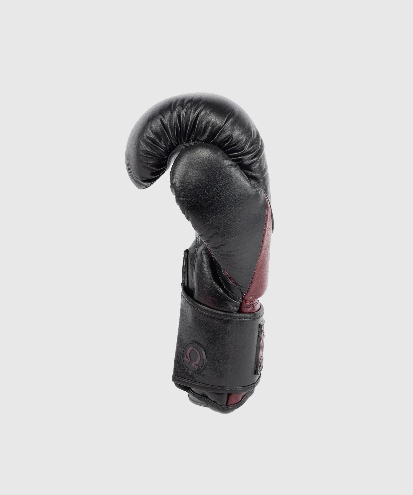 Metal Boxe Metal Omega Leather Boxing Gloves - Black/Bordeaux