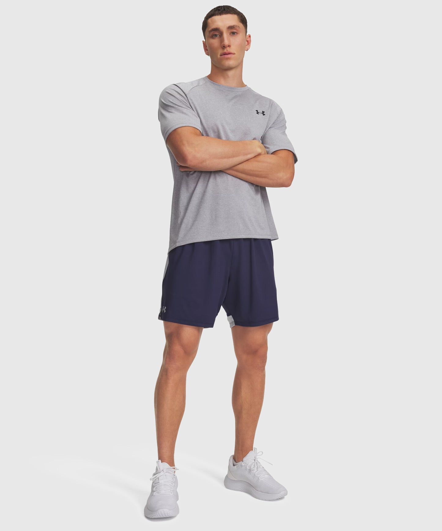 Under Armour Tech Vent Pantaloncini 2-in-1 - Blu Marino/Grigio