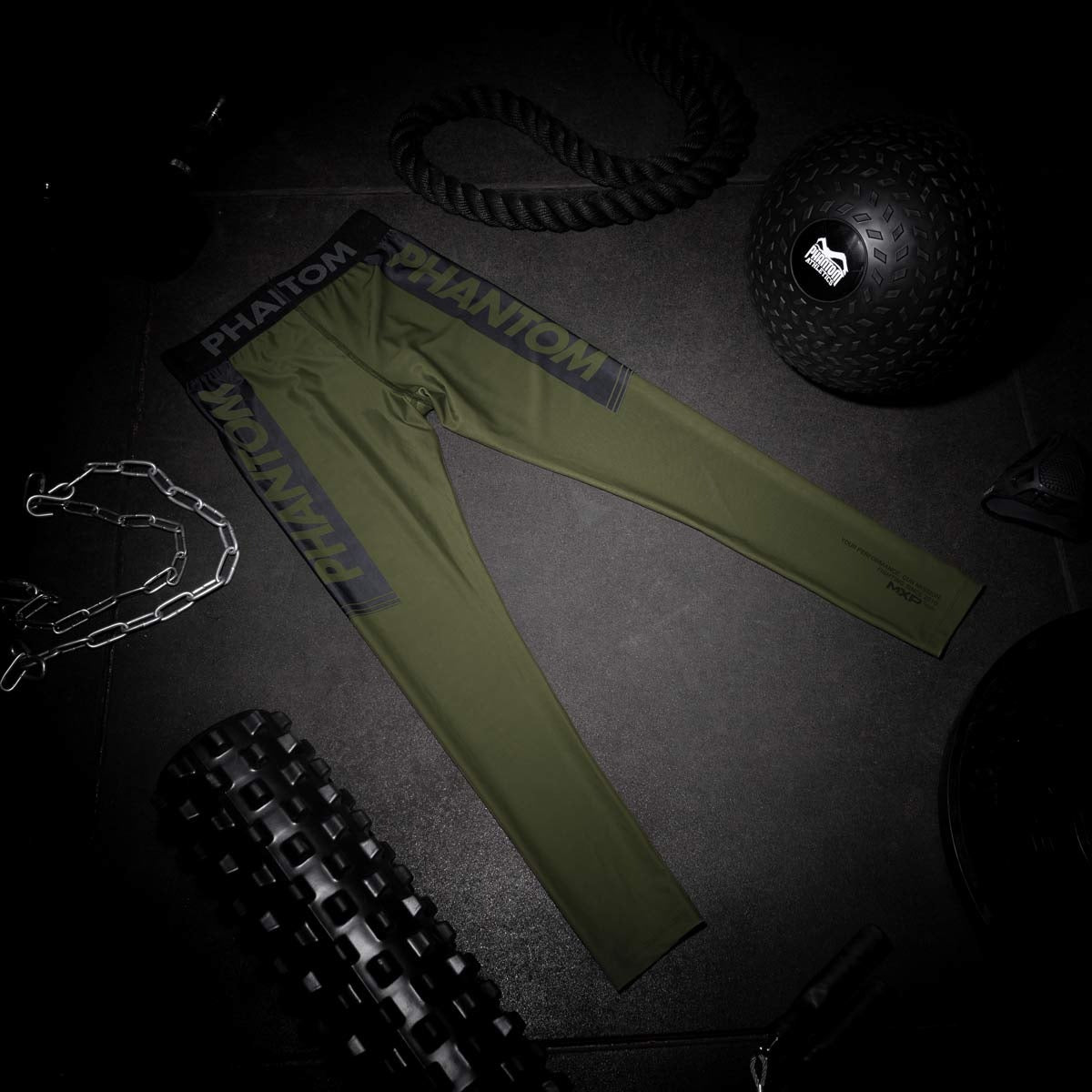 Phantom Athletics Apex Kompressionshose - Khaki