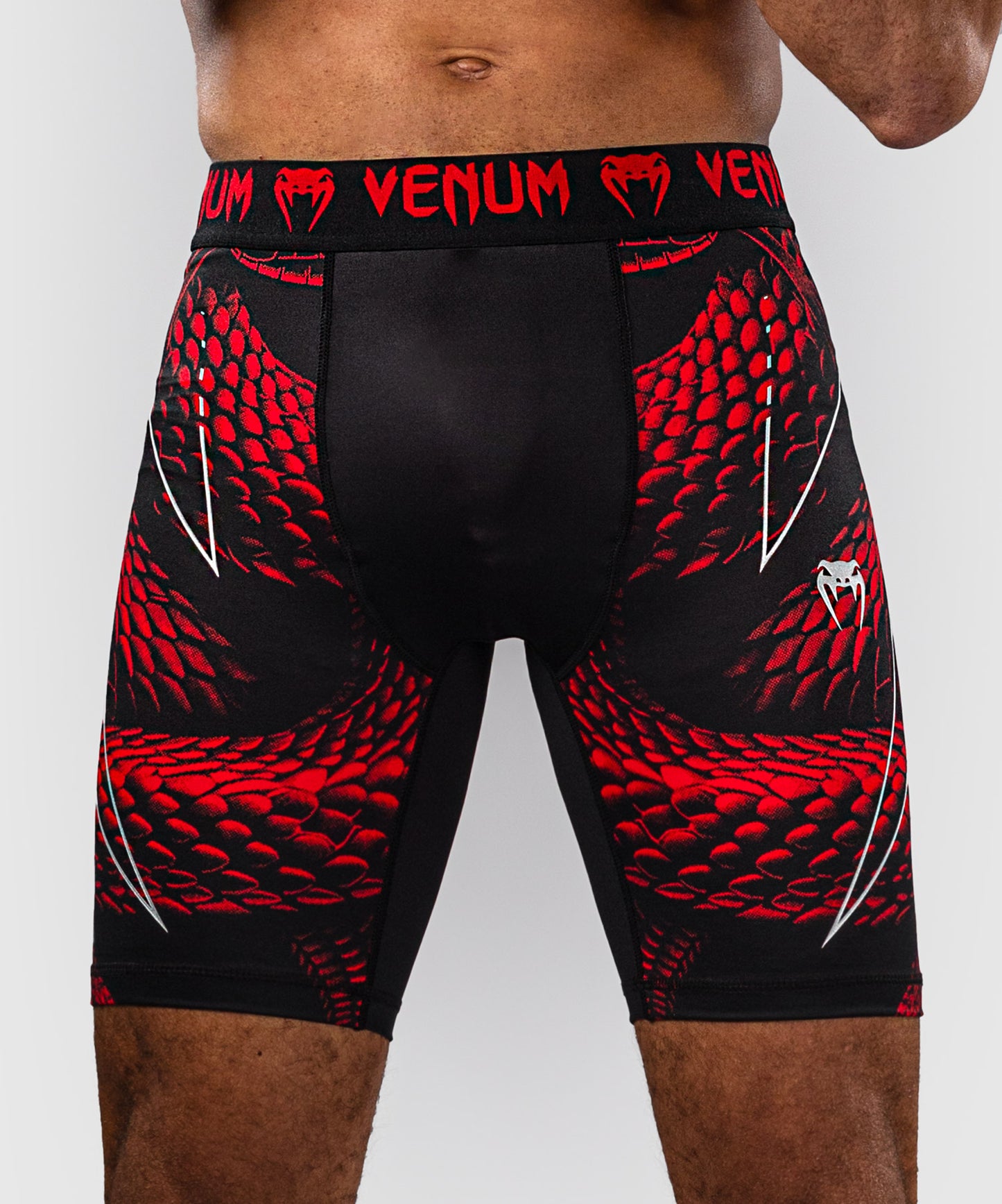 Venum Matupa Vale Tudo Shorts - Black/Red/Silver