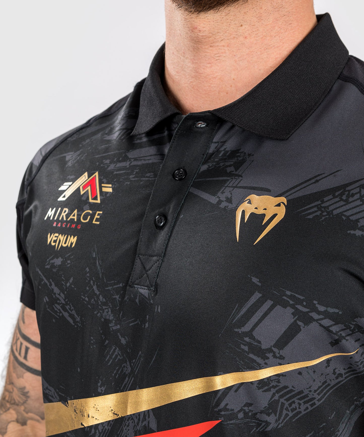 Venum x Mirage Polo - Negro/Oro