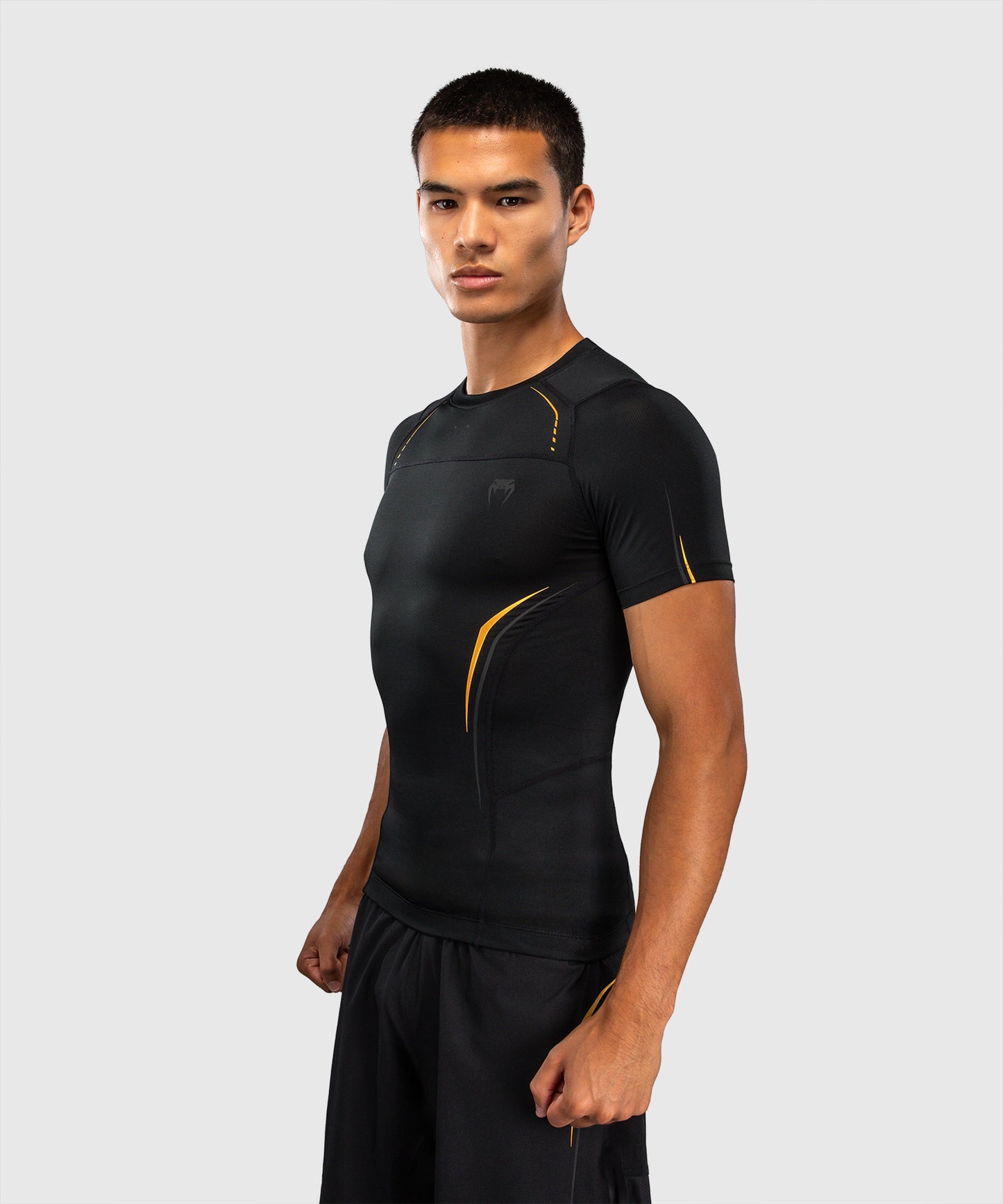 Venum G-Core Short Sleeve Rashguard - Black/Gold
